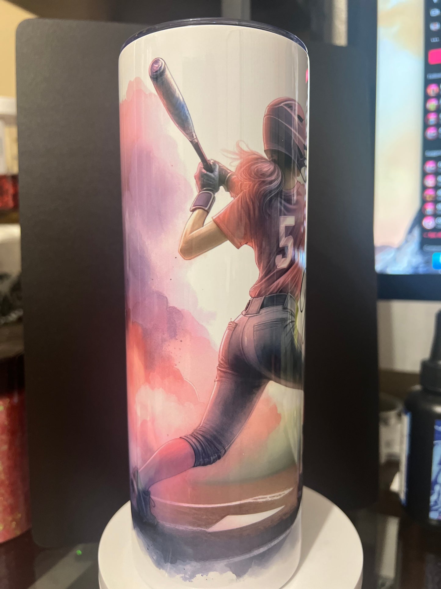 20oz Tumbler-Softball