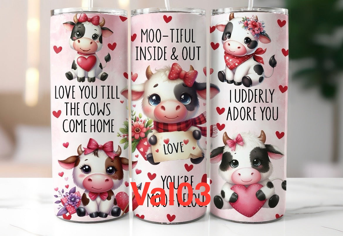 Valentine & Bows 20oz Tumbler