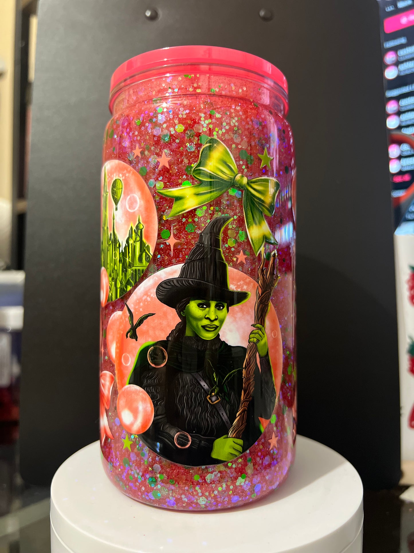 Wicked Glitter Cup 16oz (plastic)