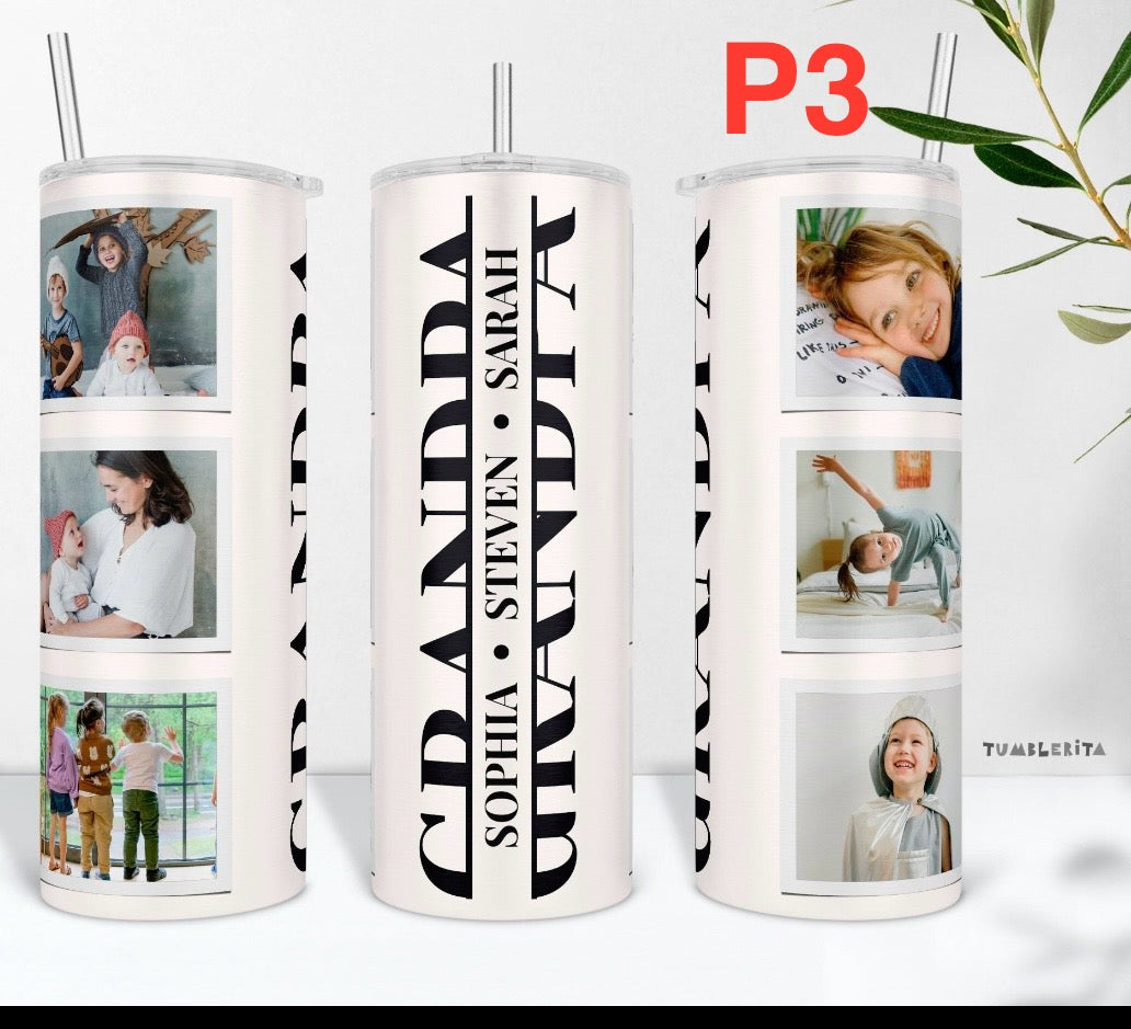 20oz Personalized Grandparent Tumbler