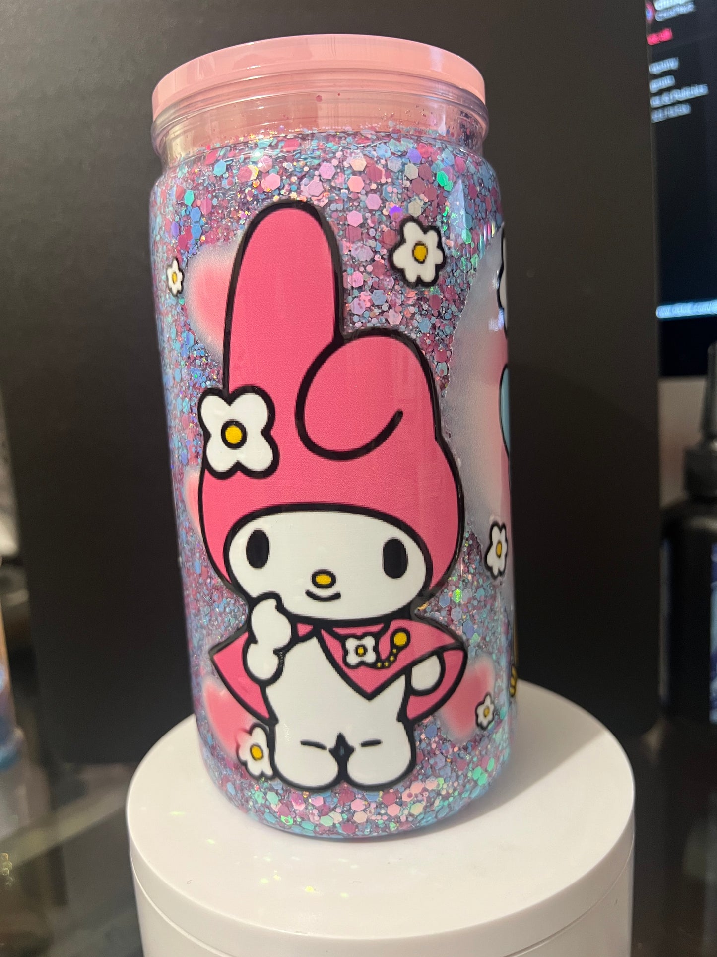 My Melody 16oz Glitter Cup
