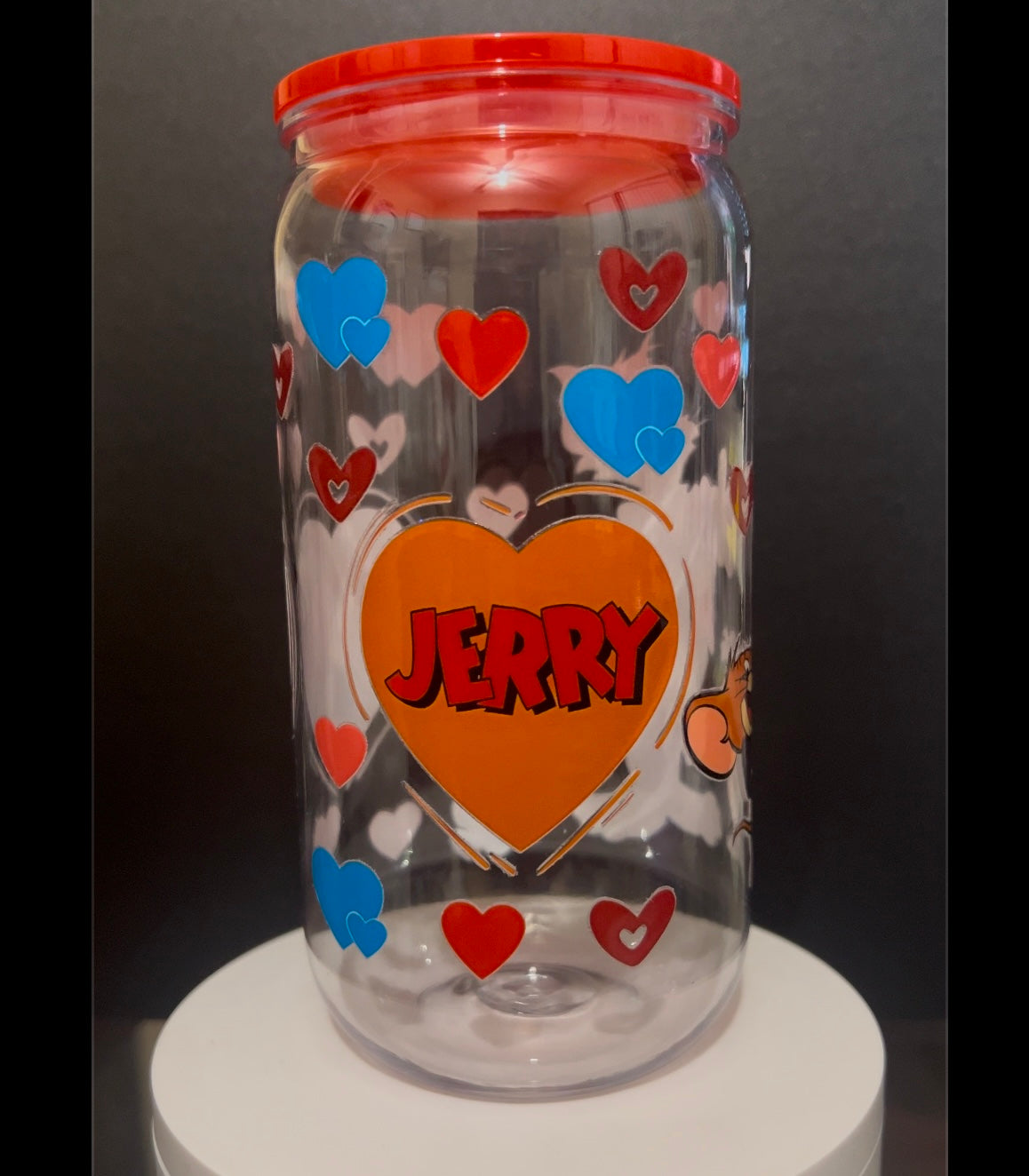 Tom and Jerry plastic 16oz cup