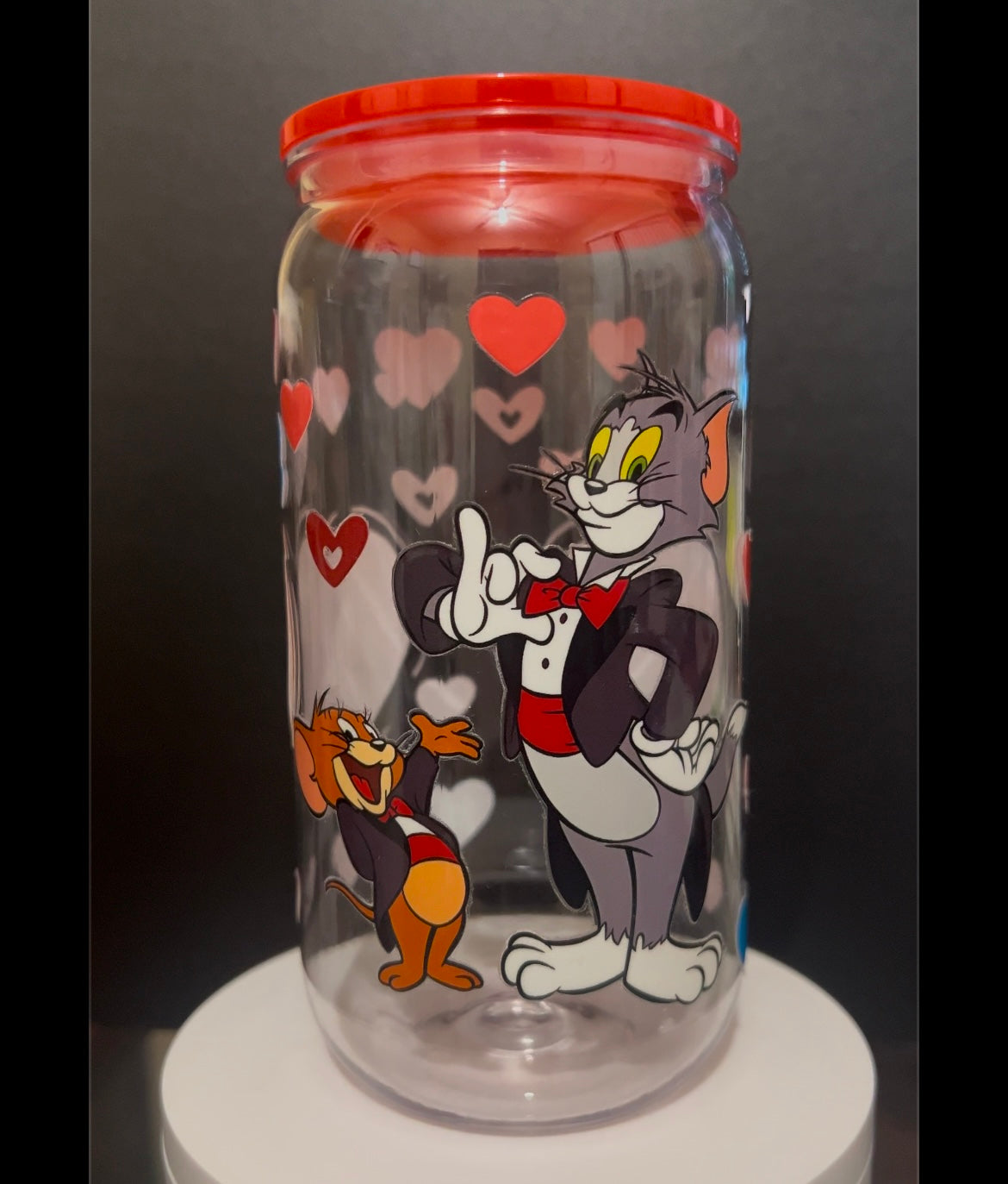 Tom and Jerry plastic 16oz cup