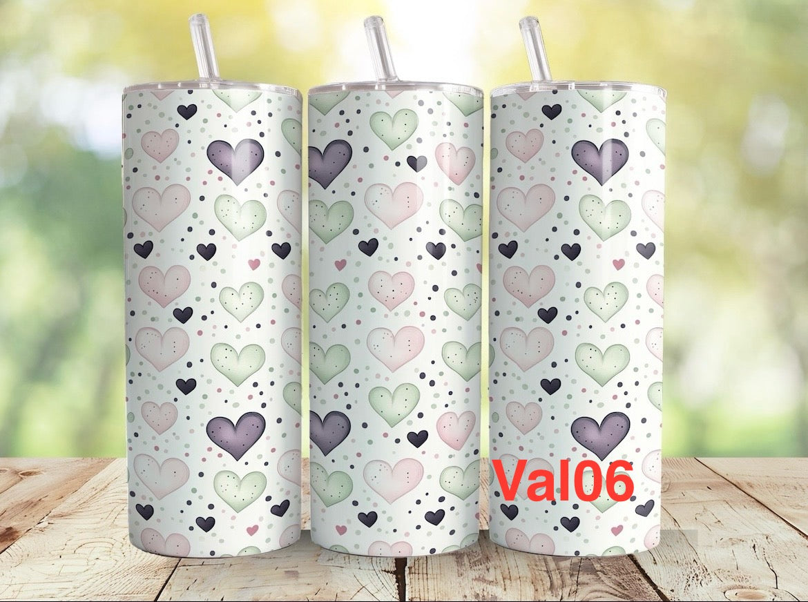 Valentine & Bows 20oz Tumbler