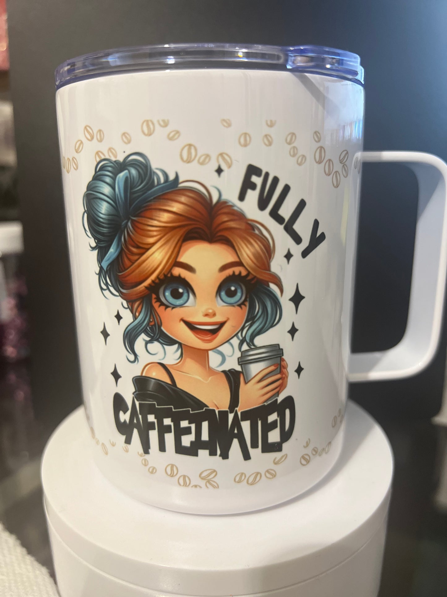 Funny Coffee mug with lid