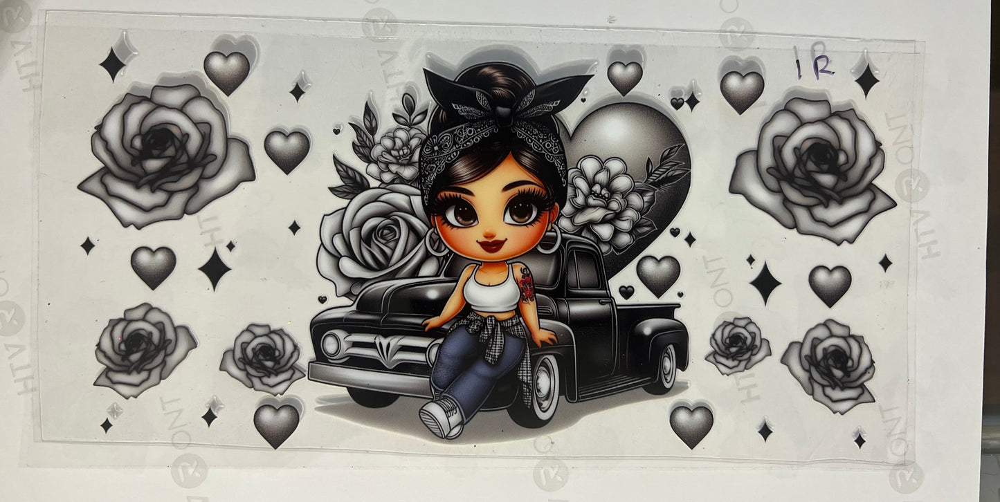 Chola Girl decal
