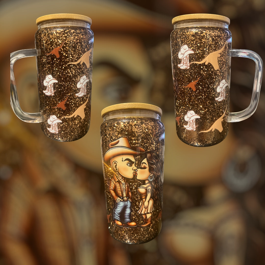 Blank Glitter 16oz cup-must add decal separately