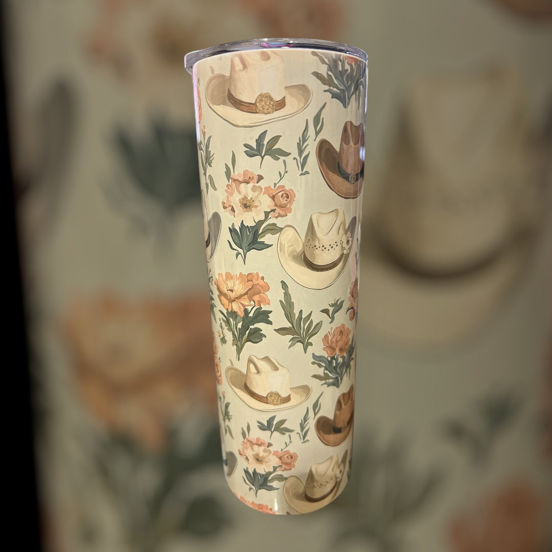 Cowgirl Hat 20oz Tumbler