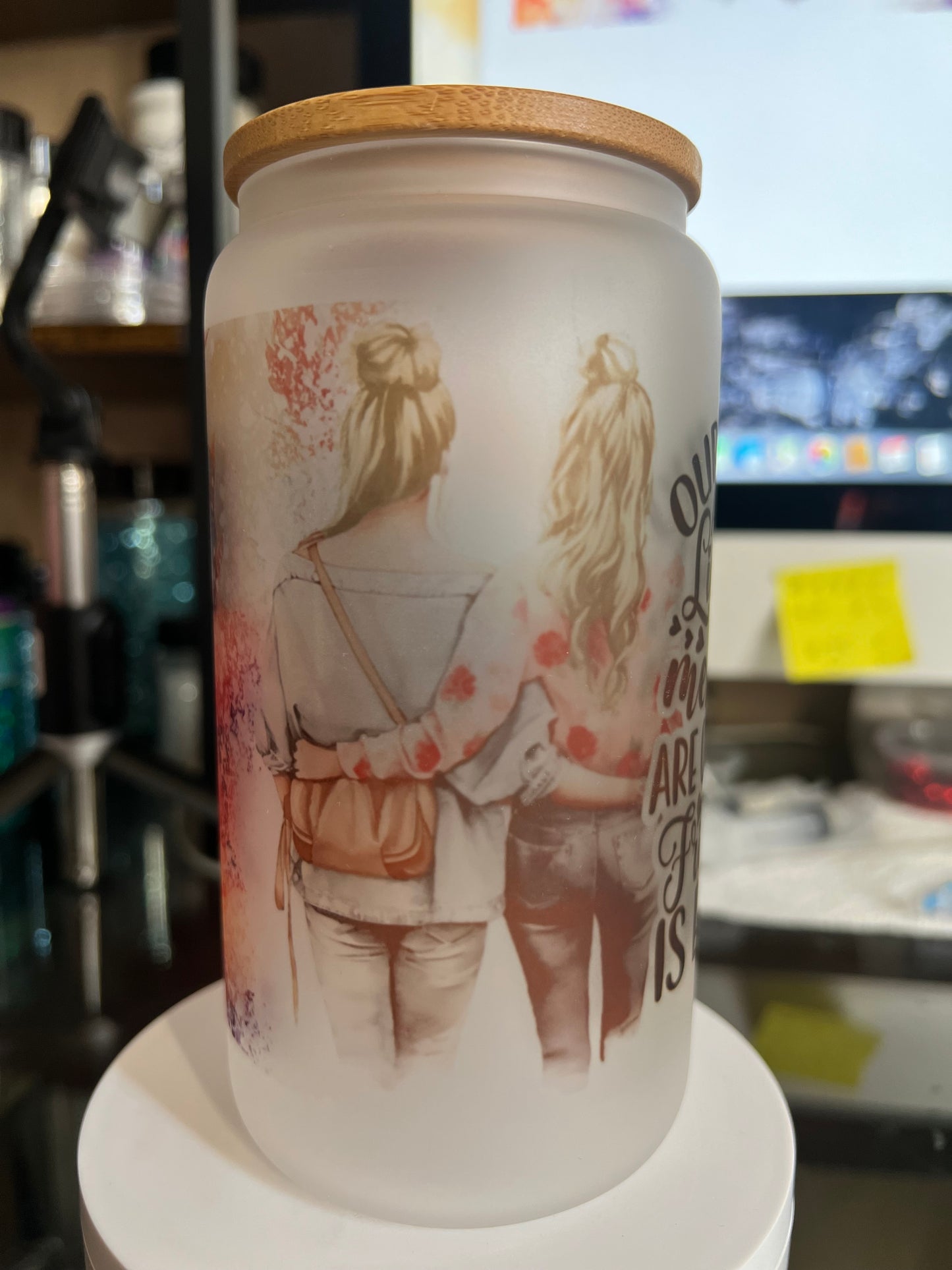 Friends 16oz Frosted Cup