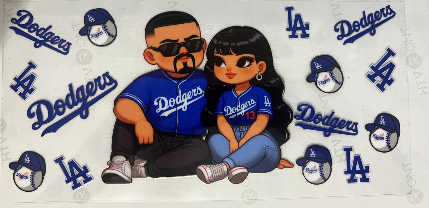 Dodgers Couple decal