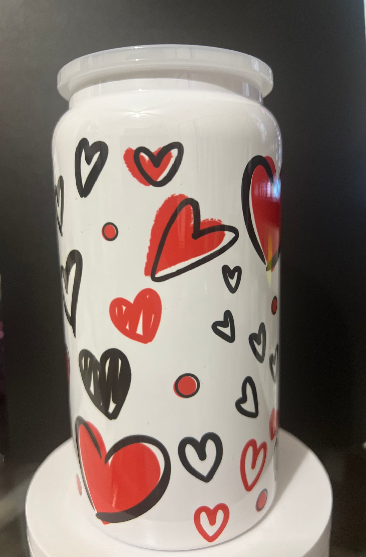 Heart 16oz Cup