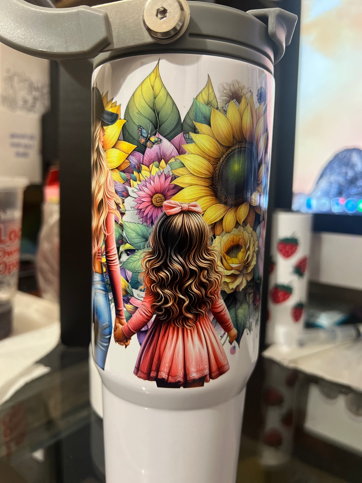 Mom and Daughter 30oz Tumbler