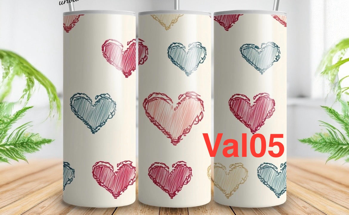 Valentine & Bows 20oz Tumbler