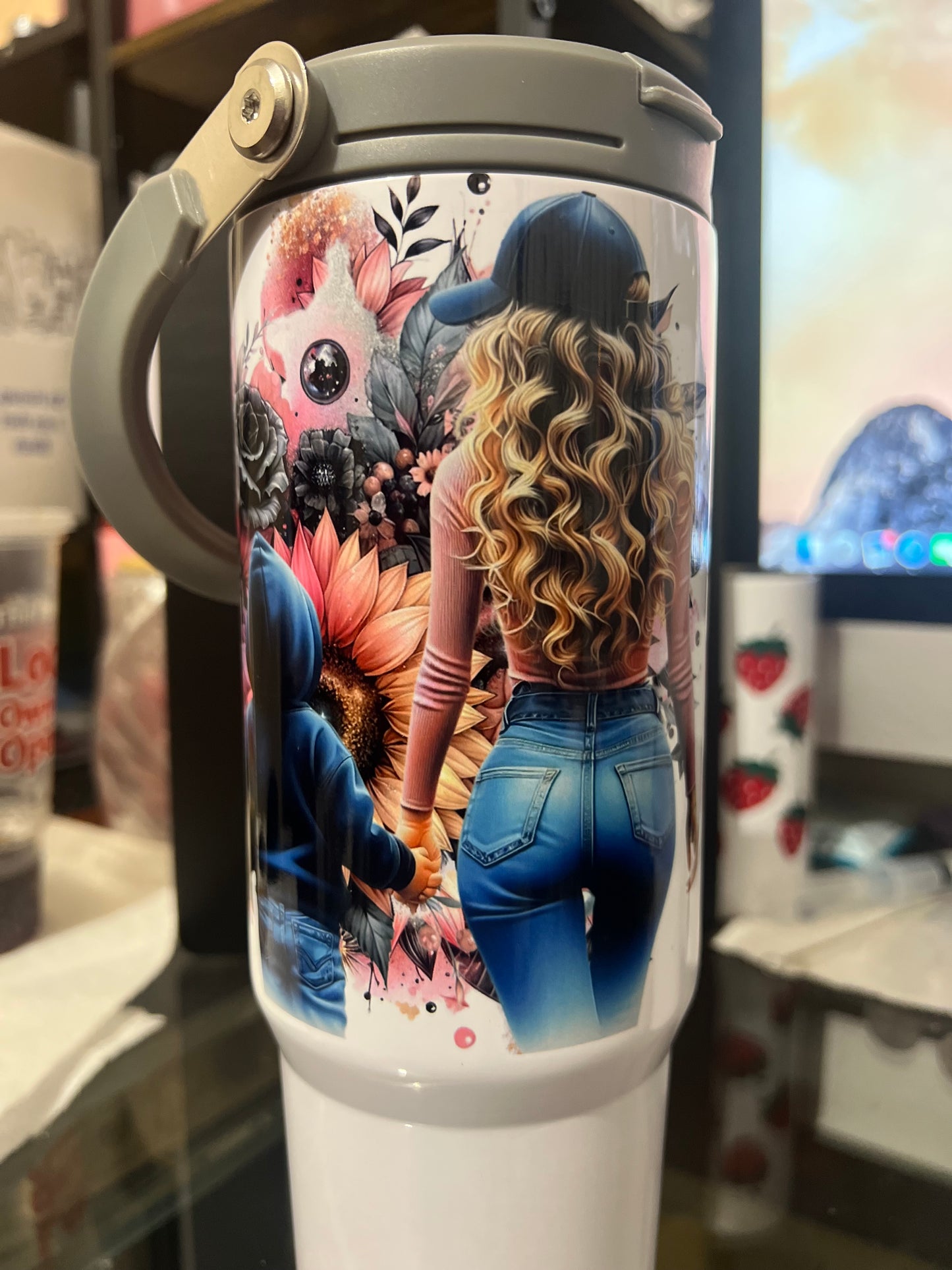30oz Mom and Son tumbler