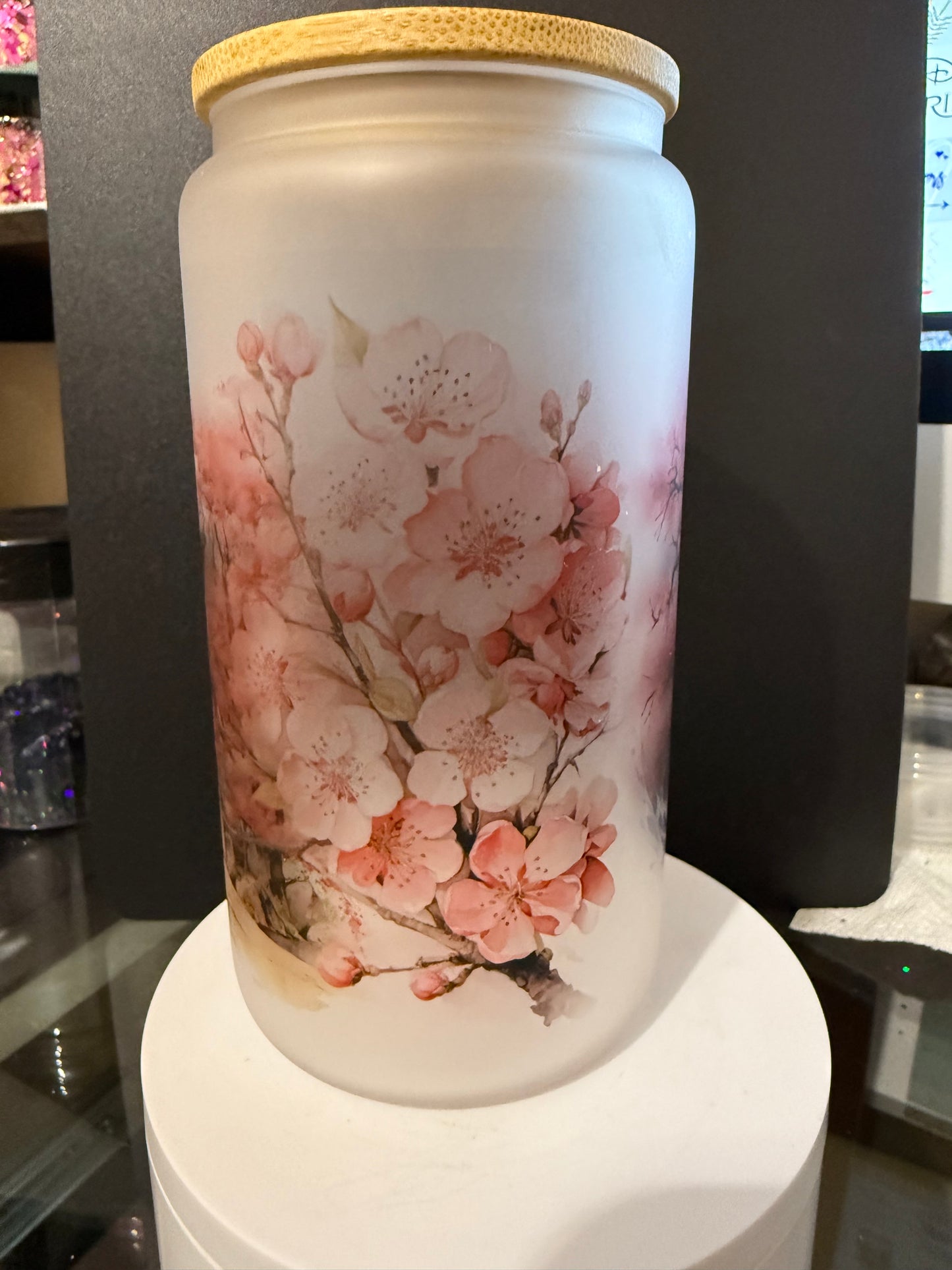 Cherry Blossom 16oz Cup