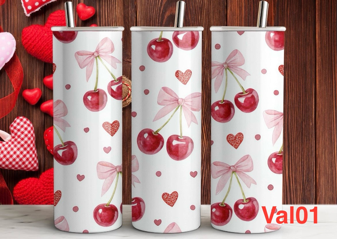 Valentine & Bows 20oz Tumbler