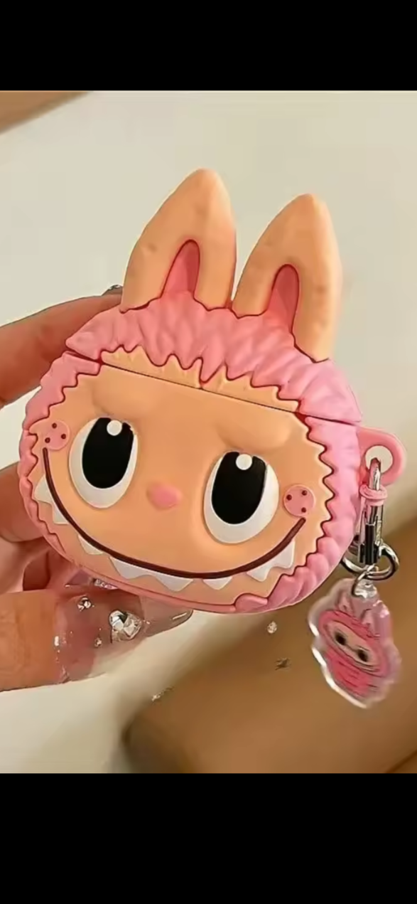 Labubu AirPod case -pink