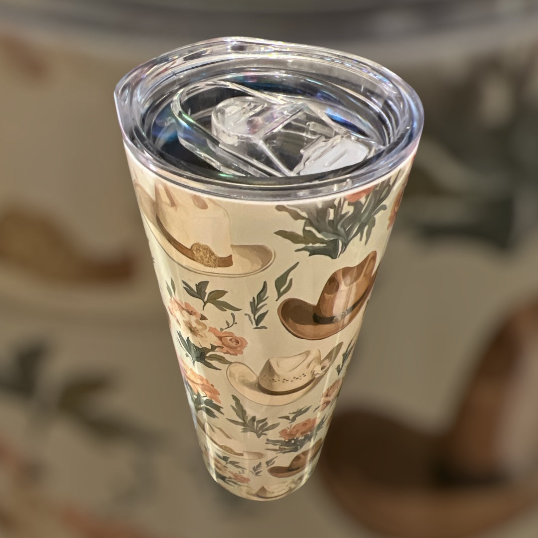 Cowgirl Hat 20oz Tumbler