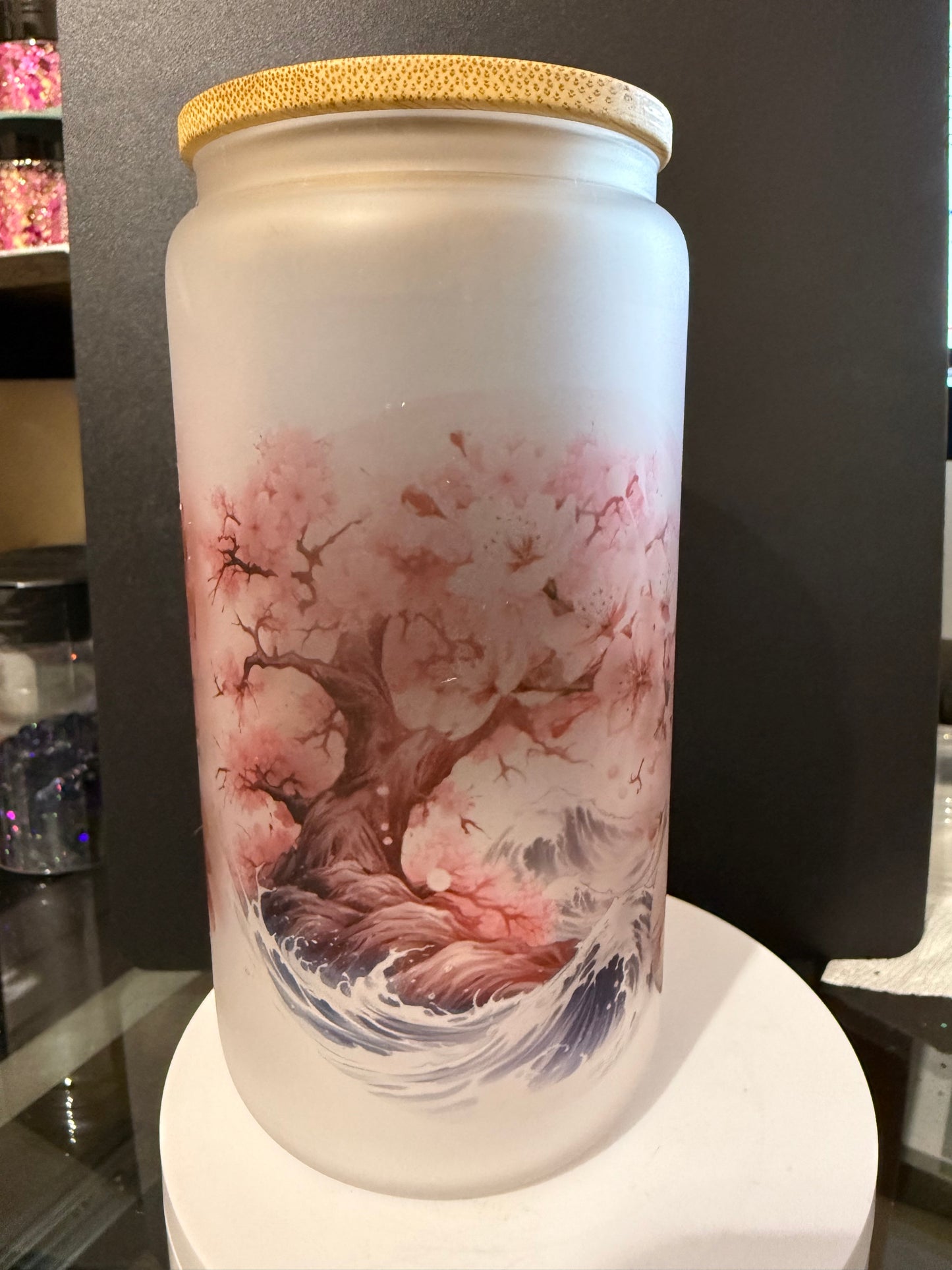 Cherry Blossom 16oz Cup