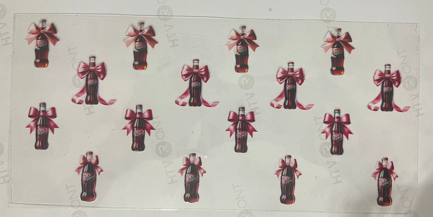 Dr Pepper & Bows decal