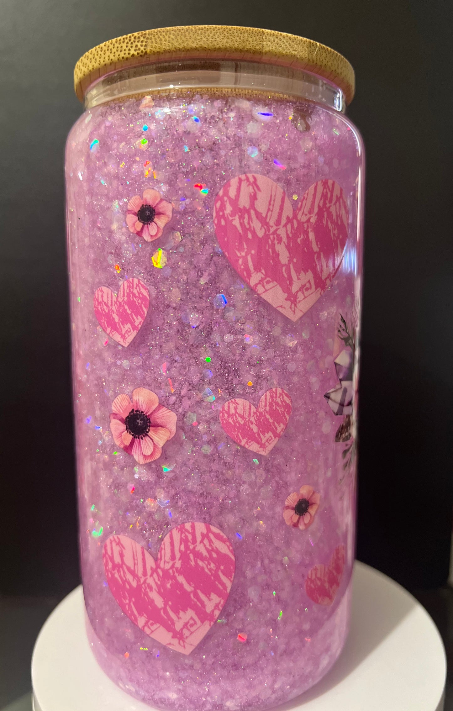 Cowgirl Boots 16oz glitter cup