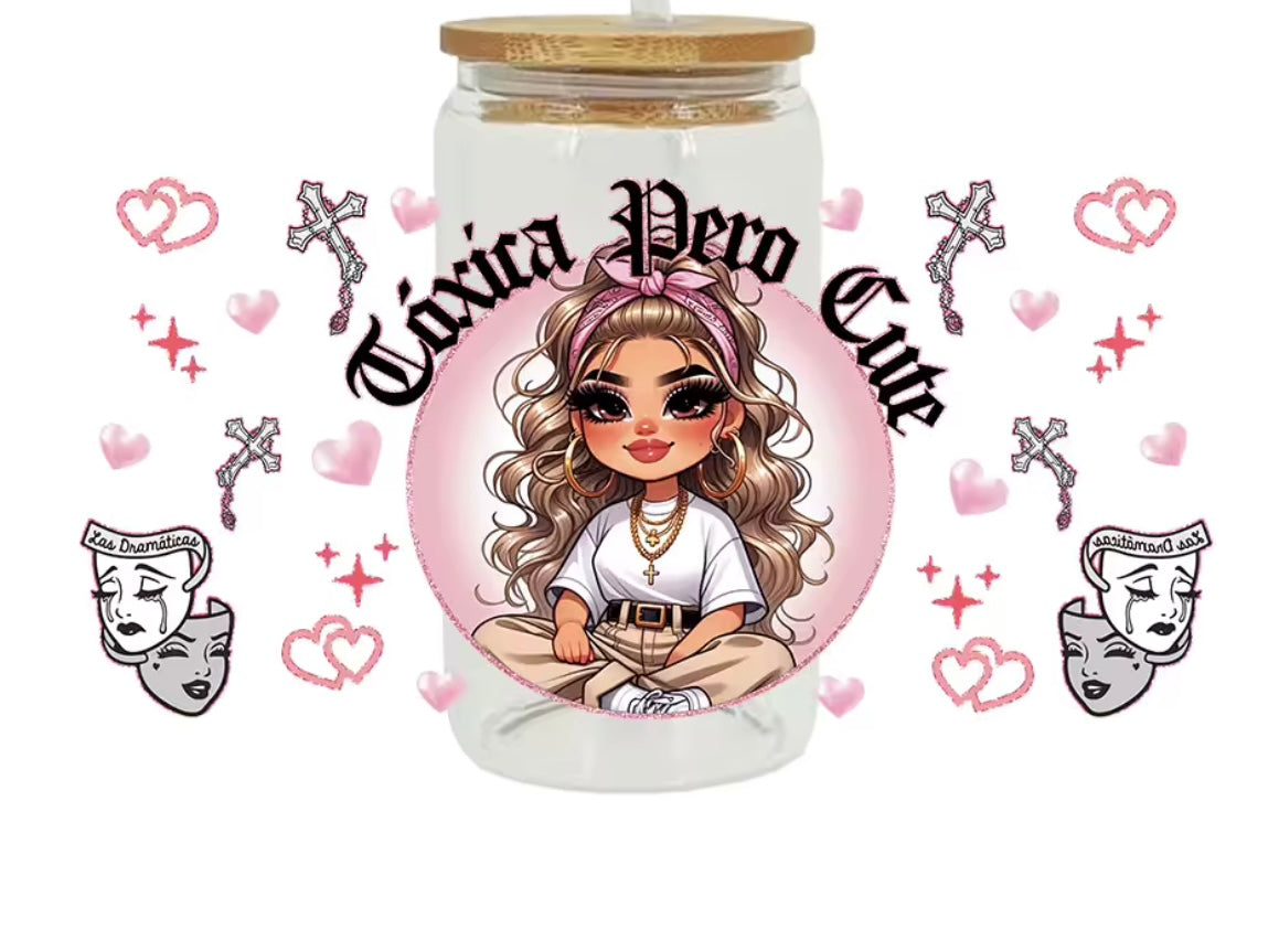 Cute girl decal
