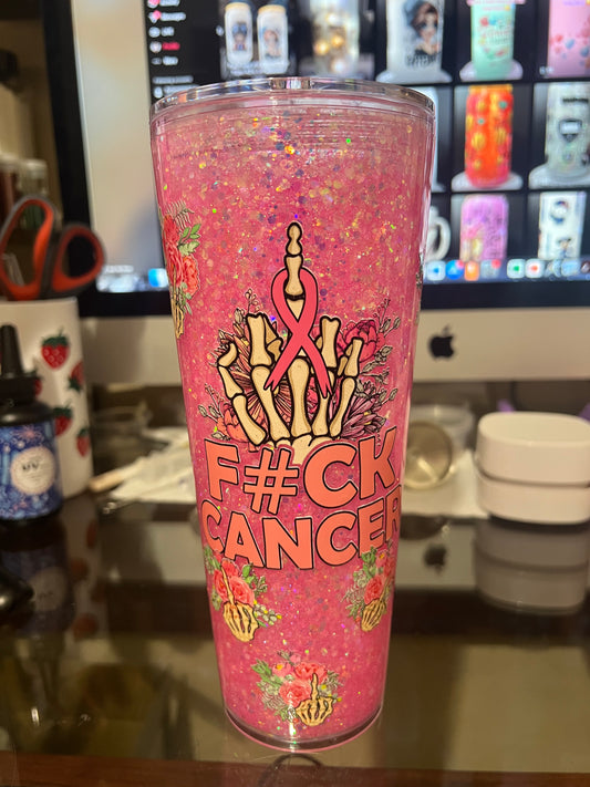 20oz F-cancer Tumbler
