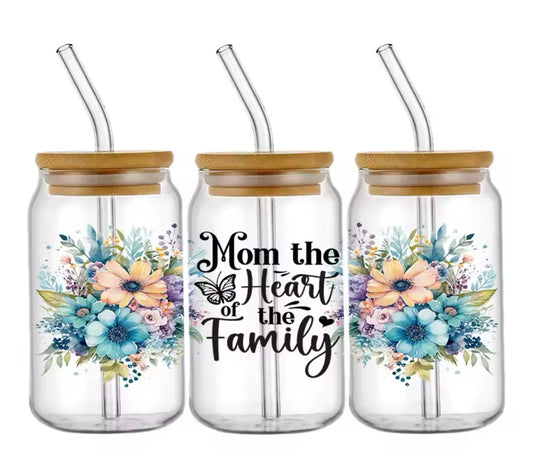 Floral Mom decal