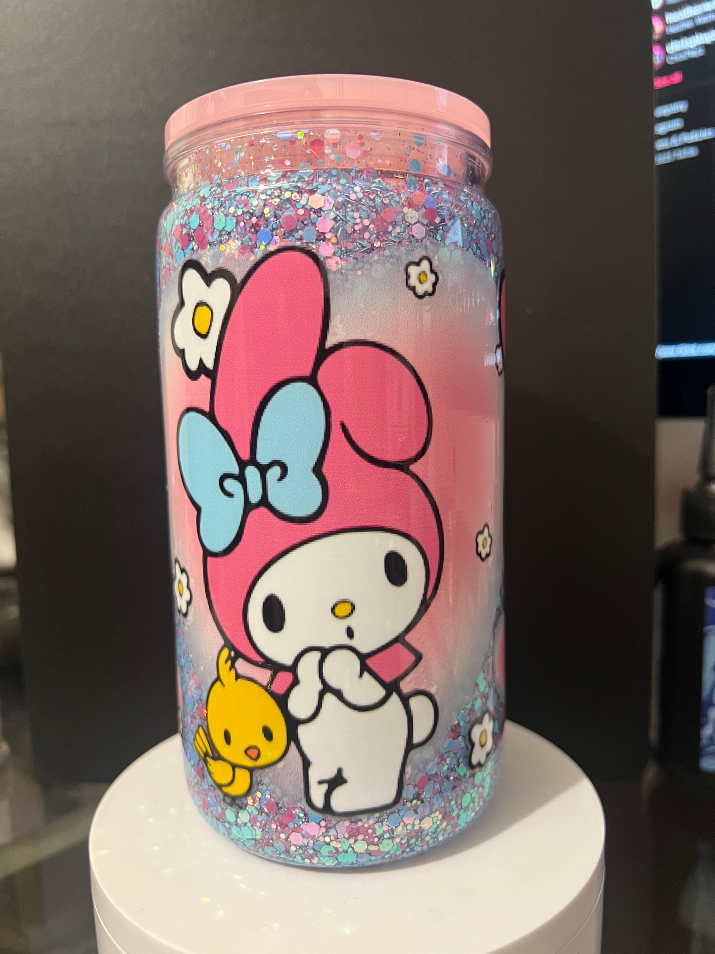 My Melody 16oz Glitter Cup