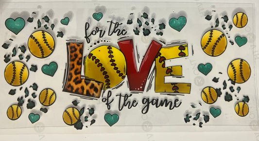Softball decal