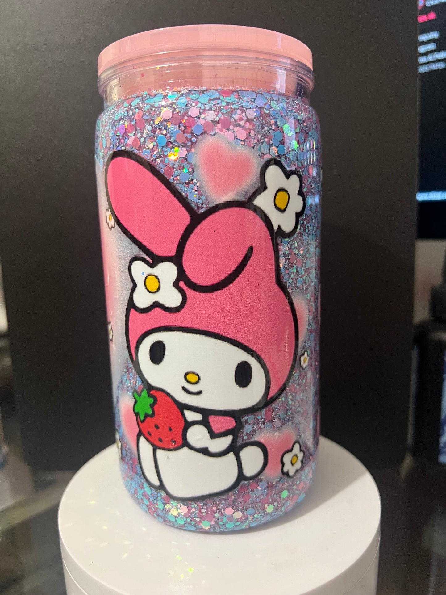 My Melody 16oz Glitter Cup