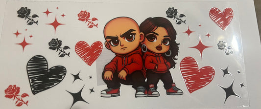 Couple decal