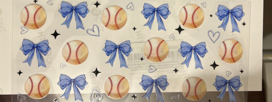 Decal 16oz bows/baseball