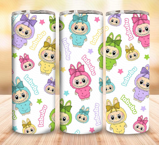 Labubu 20oz Tumbler w/clear lid