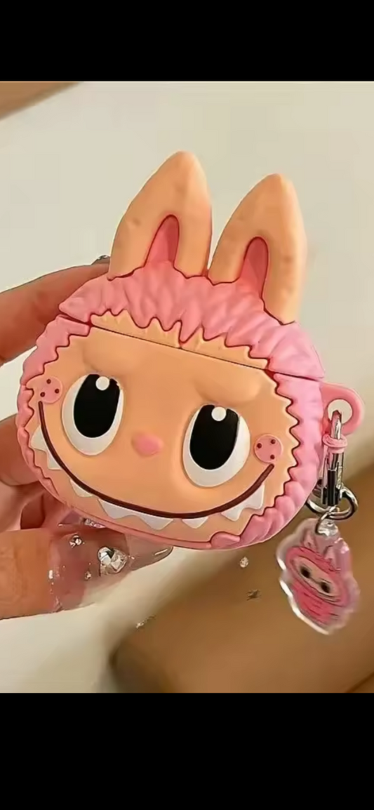 Labubu AirPod case -pink