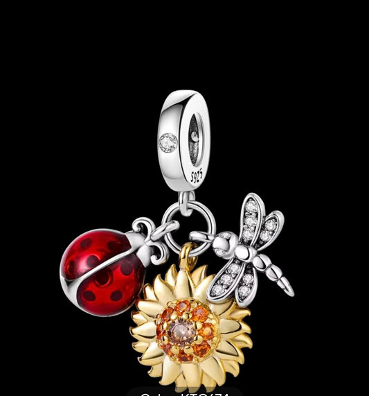 Ladybug/Dragonfly Charm