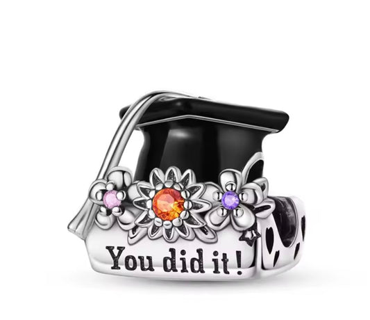 You Did It Graduation Charm