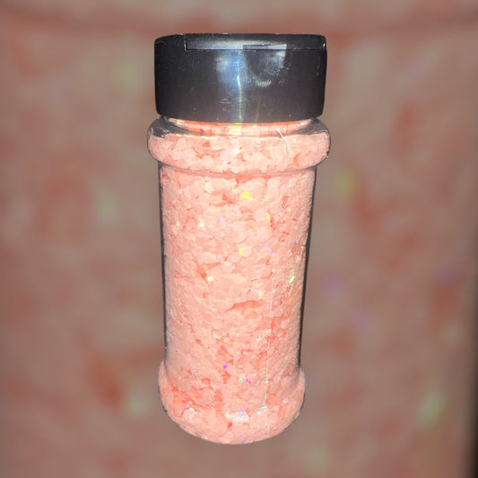 Peach 2oz Glitter