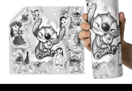 Stitch 20oz Tumbler Decal