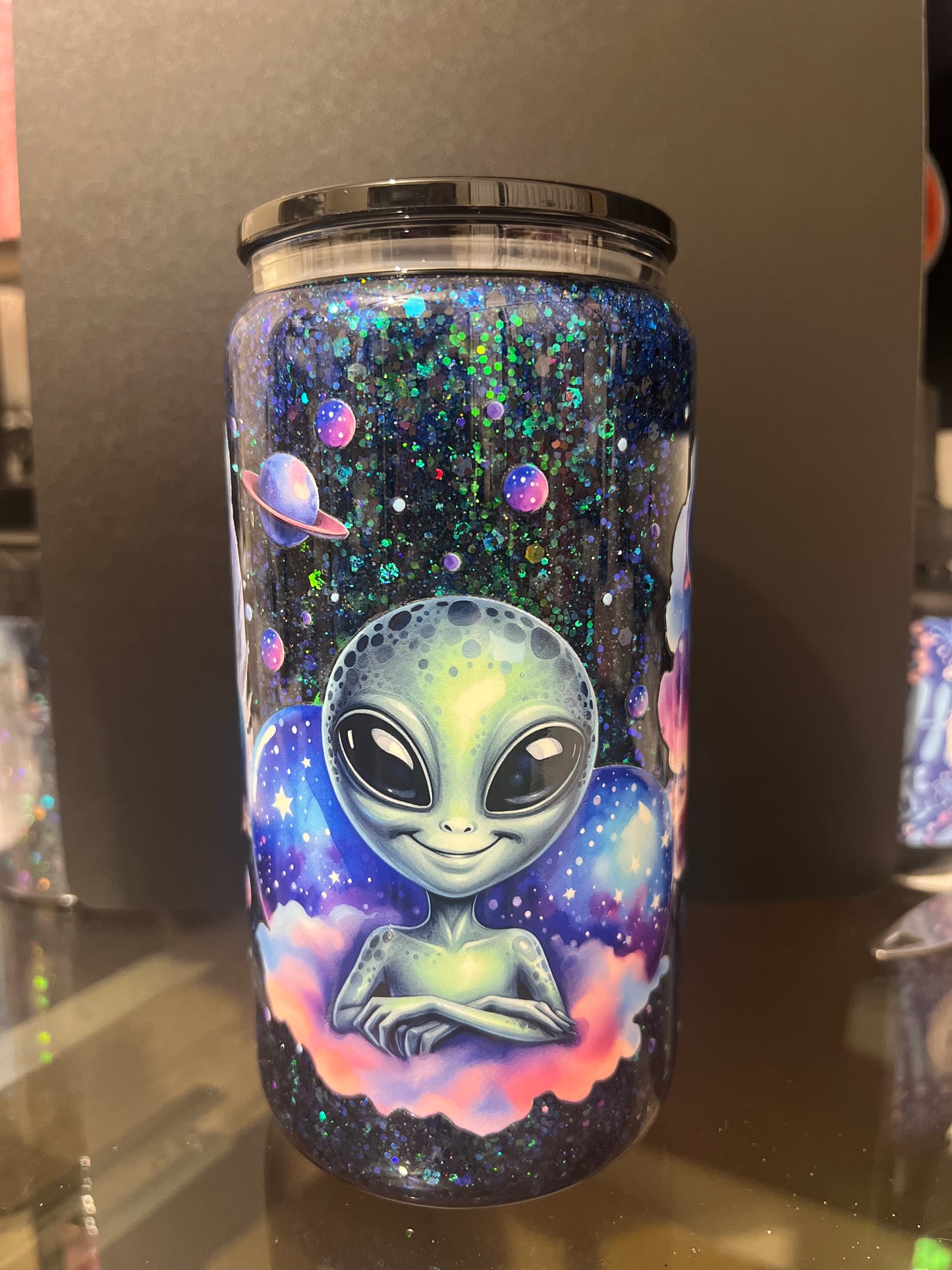 Alien 16oz Snow Globe Cup
