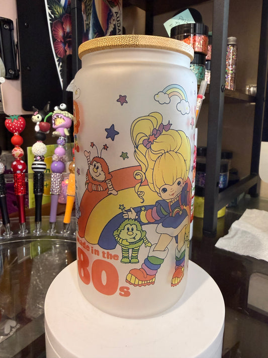 Rainbow Bright Frosted Cup