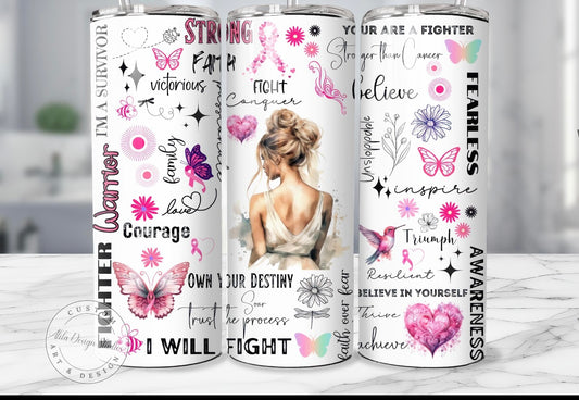 Stronger 20oz Tumbler decal
