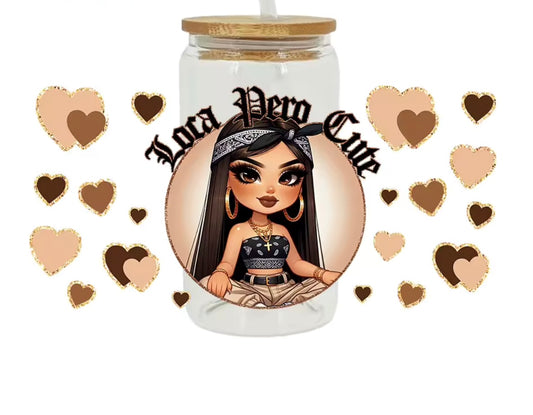 Cute girl decal