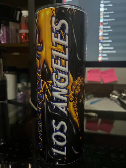 20oz straight tumbler - LA Chargers